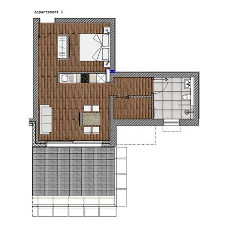 Sturmfrei Lounge 1 Apartament